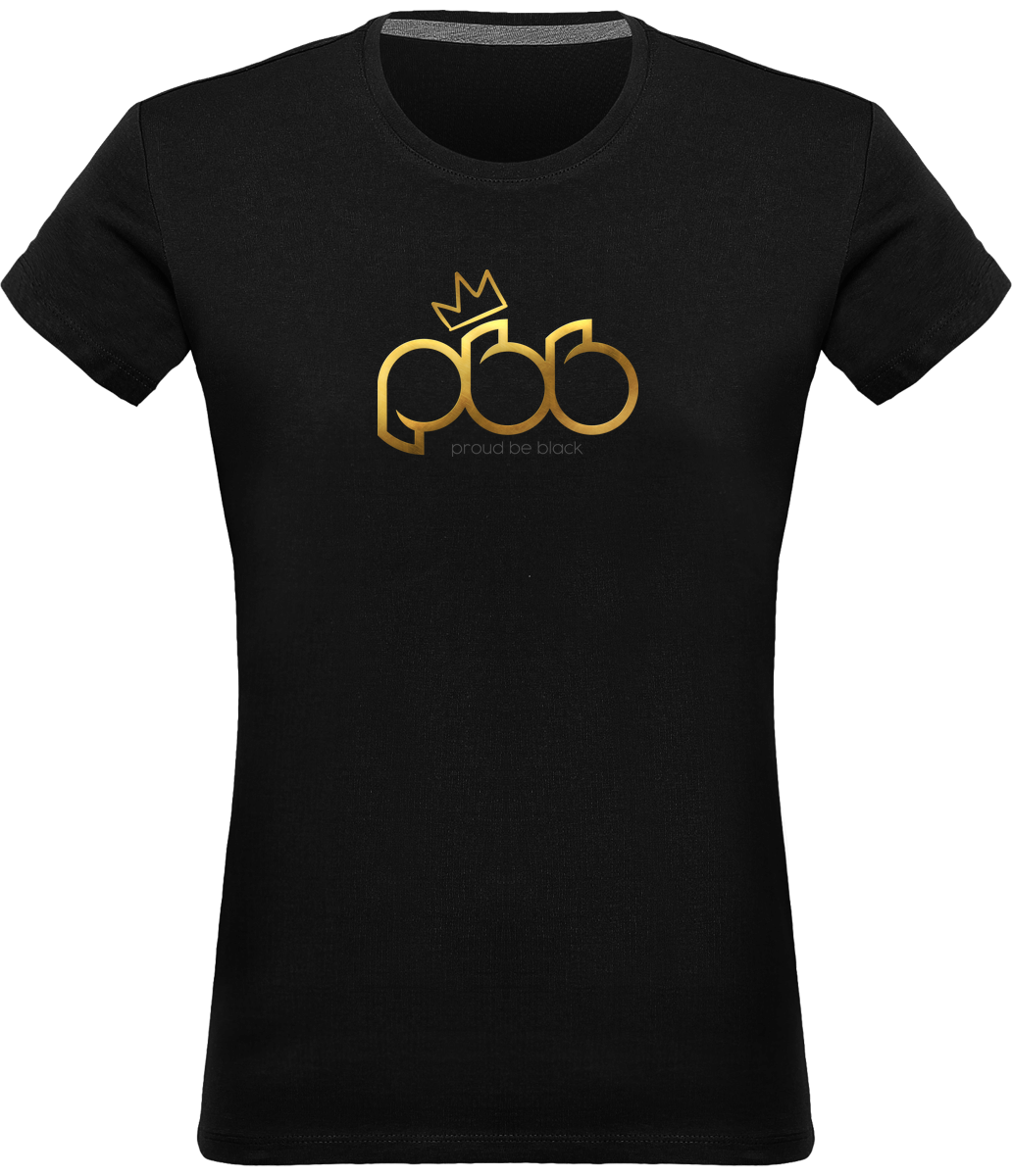 T-shirt Femme 180g - Black - Face black_face